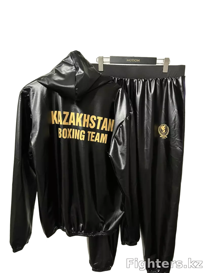 Костюм сауна для похудения, Весогонка Kazakhstan Boxing Team, черный